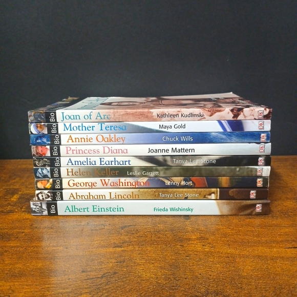 Other - Lot of 9 DK Biography Books, Presidents, Women, Great for Homeschool, Photos Bio